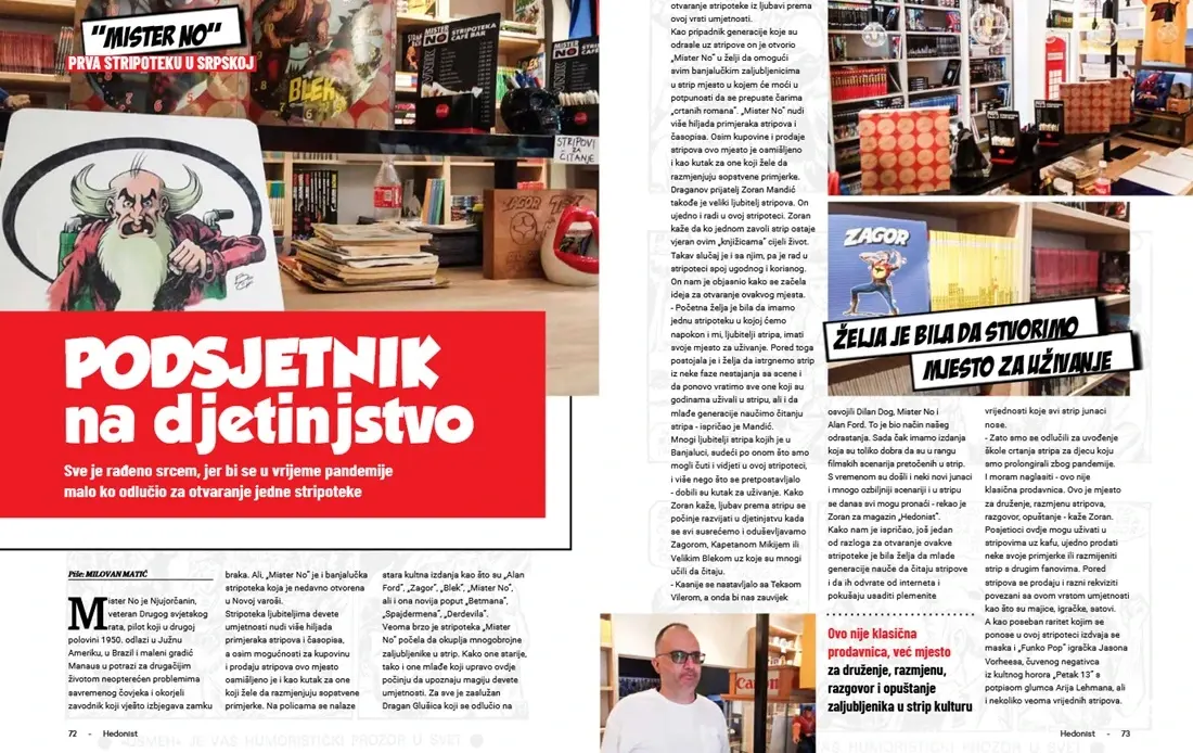 Comic Book Store Mister No/HEDONIST 06