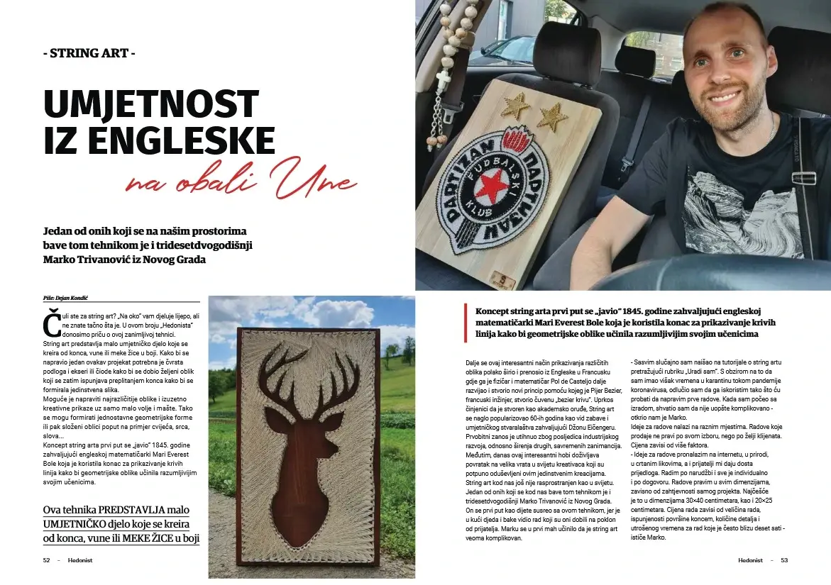 String art HEDONIST 07