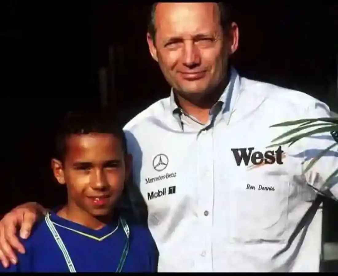 Lewis Hamilton i Ron Dennis
